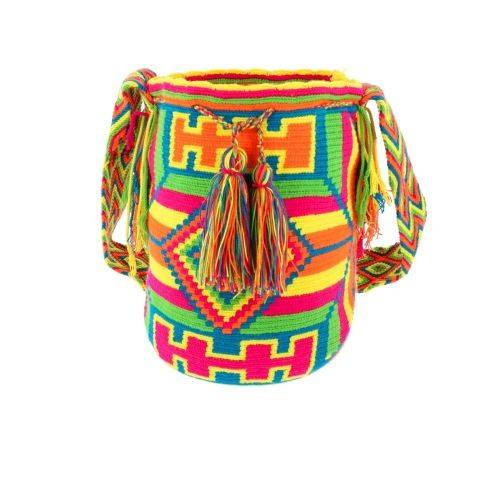 dinsdag Transistor ondersteuning Mochila Wayuu bag uniek en kleurrijk | MoreThanHip.nl